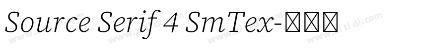 Source Serif 4 SmTex字体转换